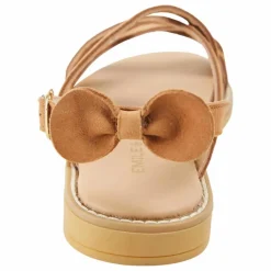 Emile et Ida Sandales Croisillons Cuir | Camel