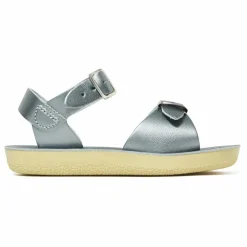 New Salt-Water Sandales Cuir Waterproof Surfer | Argenté