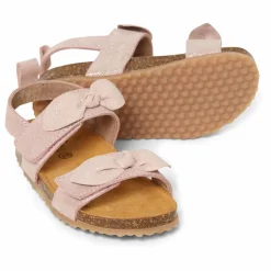 Sale Pèpè Sandales Double Nœuds Suede - Two Con Me | Rose