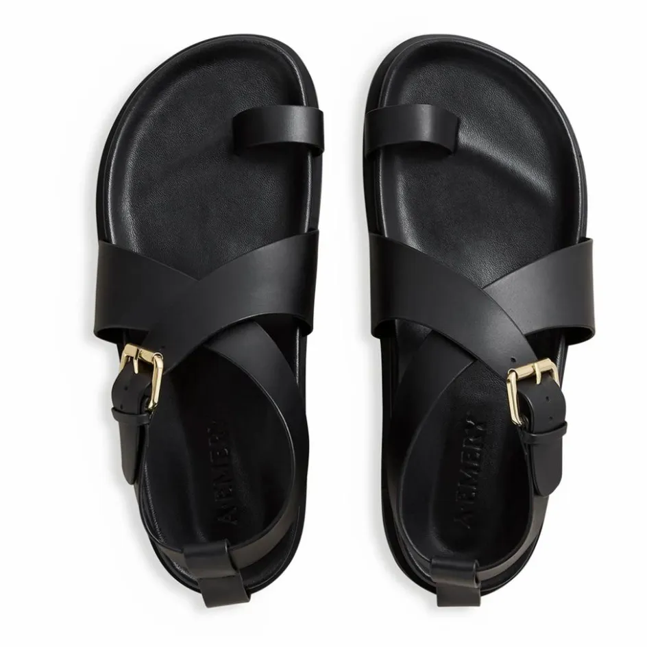 Sale A. Emery Sandales Dula | Noir