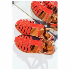 Femme Mama Praïa Sandales, Espadrilles*Sandales Fisherman Lipstick |
