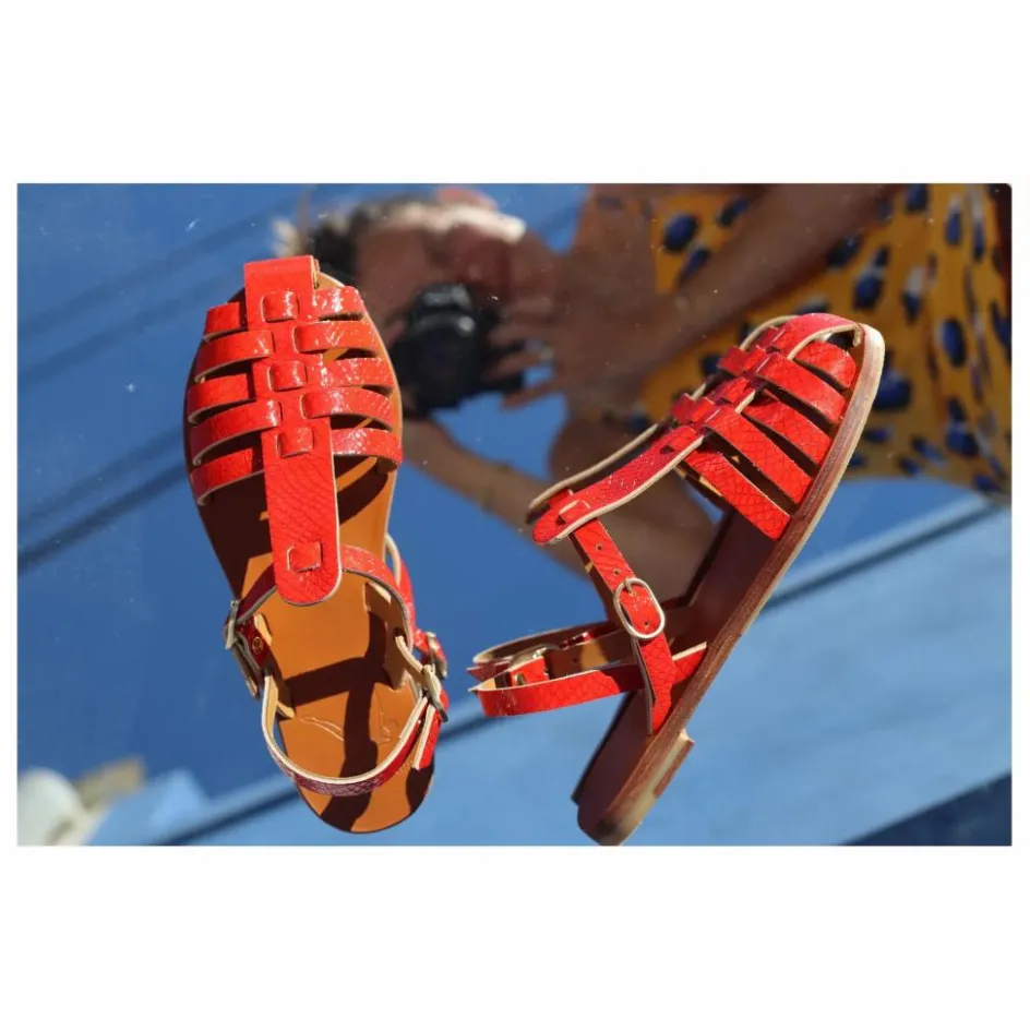 Femme Mama Praïa Sandales, Espadrilles*Sandales Fisherman Lipstick |