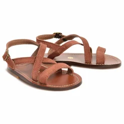 Online Pèpè Sandales Lanières Croisées | Marron