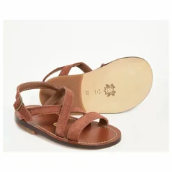 Online Pèpè Sandales Lanières Croisées | Marron