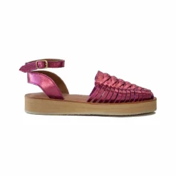 Online Mapache Sandales Loma | Rose fuschia