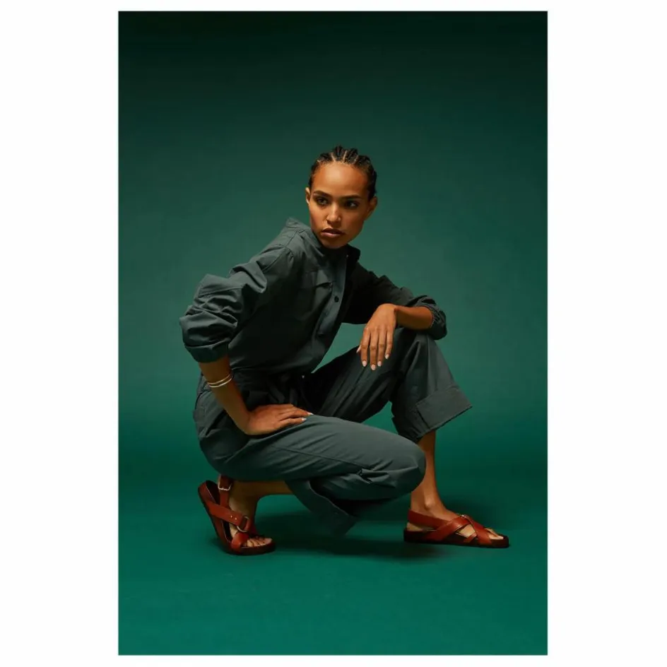 Hot Soeur Sandales Mexico Cuir | Cognac