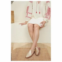 Mapache Sandales Peonia Métallisées ||Femme Sandales, Espadrilles