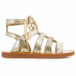 Outlet Pom d'Api Sandales Plagette Guily Strap | Doré
