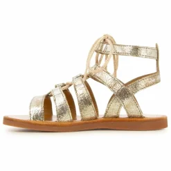 Outlet Pom d'Api Sandales Plagette Guily Strap | Doré