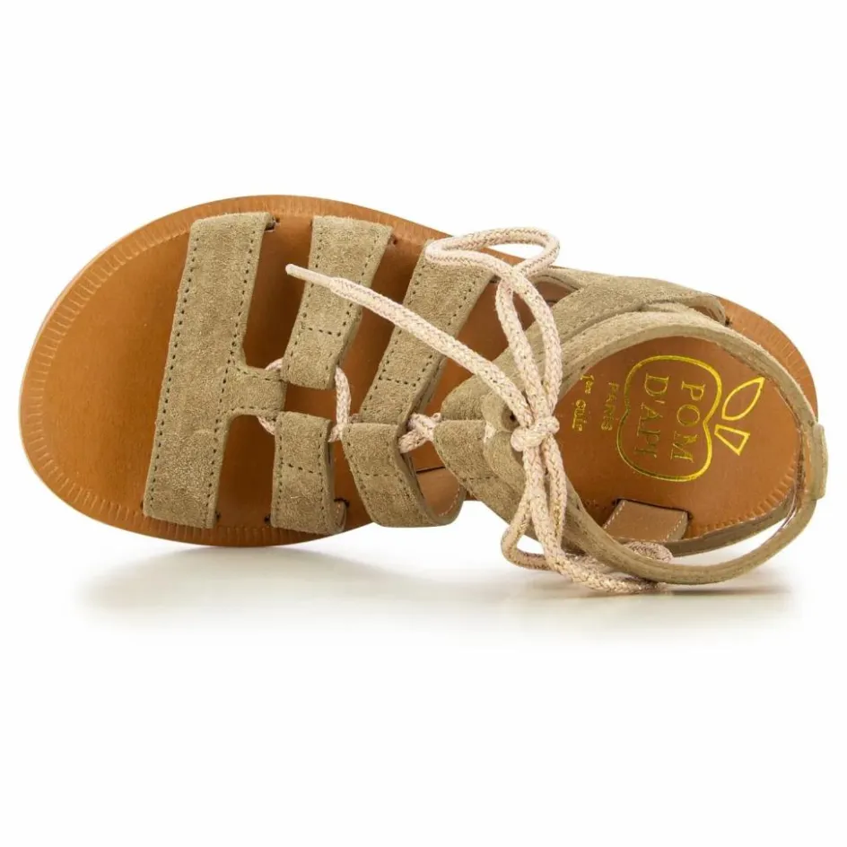 Pom d'Api Sandales Plagette Guily Strap ||Enfant Sandales, Espadrilles