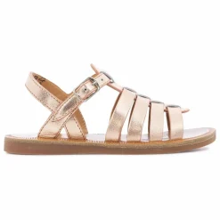 New Pom d'Api Sandales Plagette Strap | Or rose