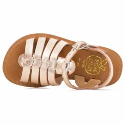 New Pom d'Api Sandales Plagette Strap | Or rose