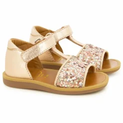 Pom d'Api Sandales Poppy Easy Glitter ||Enfant Sandales, Espadrilles|Sandales, Nu-Pieds