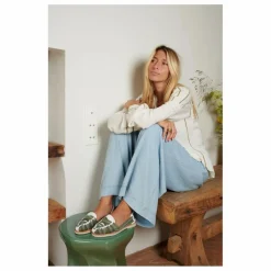Sale Mapache Sandales Rita Blanc | Vert kaki