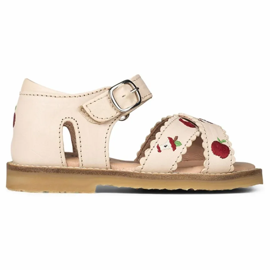 Discount Petit Nord Sandales Scratchs Pommes - Collection Uniqua | Crème