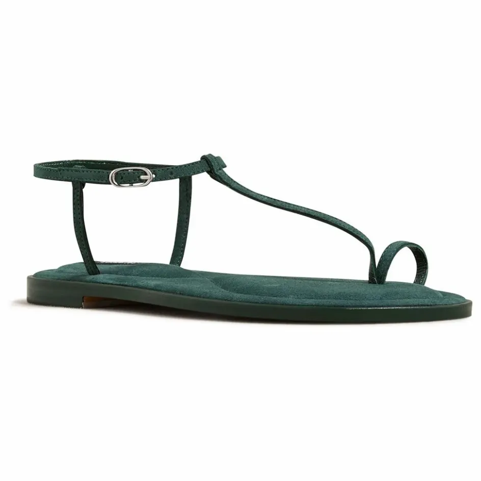 Discount A. Emery Sandales Suvi Suede | Vert