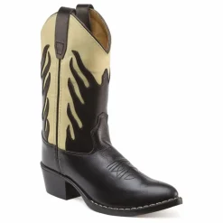 Bootstock Santiags Flames Black ||Enfant Boots, Bottes|Boots, Bottes