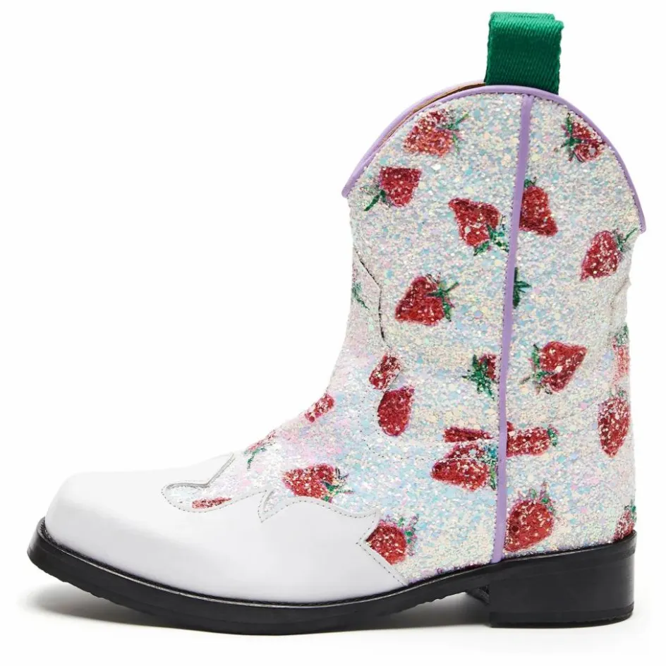 Outlet Santiags Fraise Cuir | Enfant Boots, Bottes
