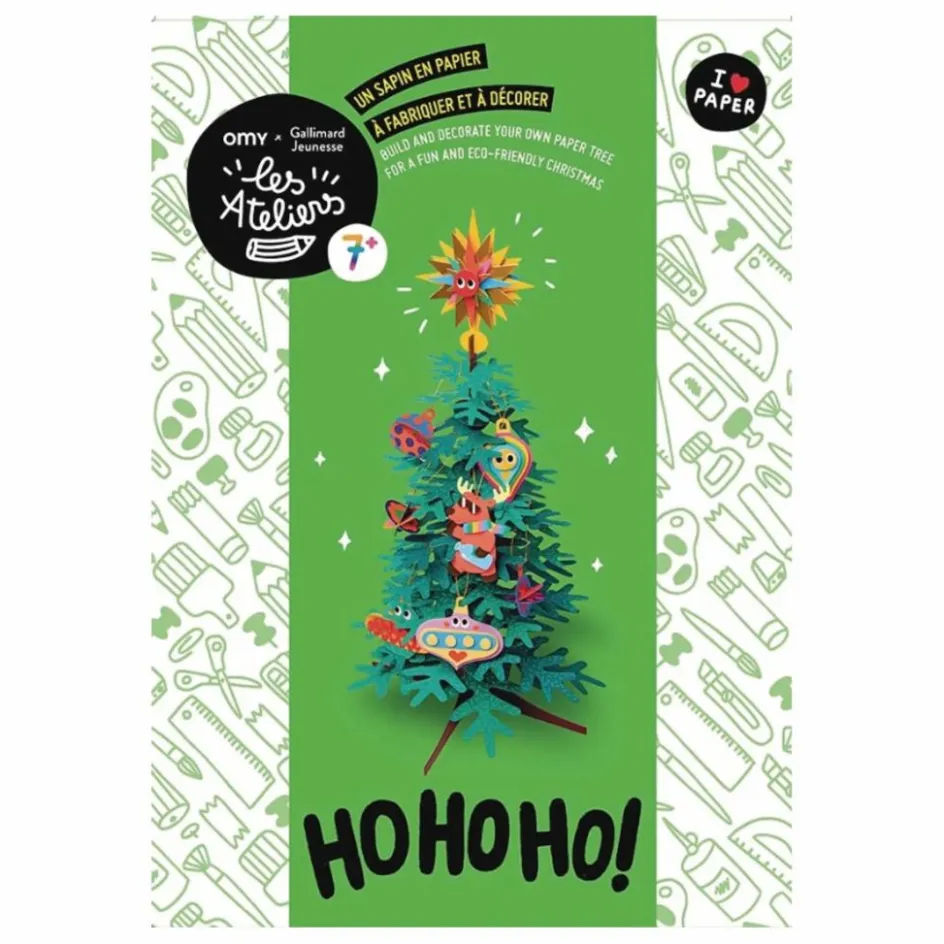 Omy x Gallimard Jeunesse Sapin de Noël à fabriquer| Loisirs Créatifs