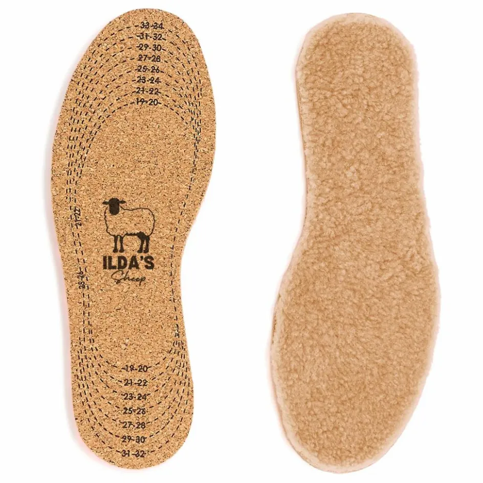 Enfant ILDA'S sheep Accessoires De Mode|Accessoires De Mode*Semelles Peau Lainée Mérinos et Liège |