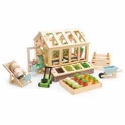 Best Tender Leaf Toys Serre en bois et ses accessoires Multicolore