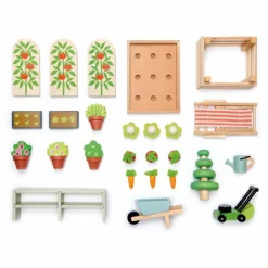 Best Tender Leaf Toys Serre en bois et ses accessoires Multicolore