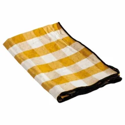 Discount Serviette Bourdon noir toile mimi | Linge De Table|Art De La Table