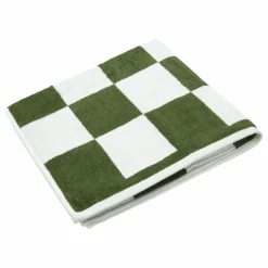 Hot Hay Serviette de bain Check | Matcha