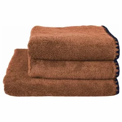 Outlet Haomy Serviette de bain en coton Issey | Mocaccino
