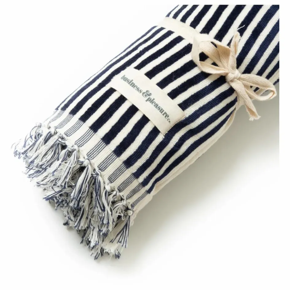 Sale Business & Pleasure Co. Serviette de plage | Bleu marine