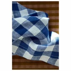 Gabrielle Paris Linge De Table|Art De La Table*Serviette de table en lin lavé Vichy |