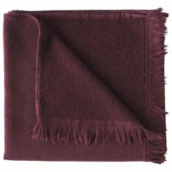 Hot La cerise sur le gâteau Serviette de toilette en coton bio Luna | Bordeaux