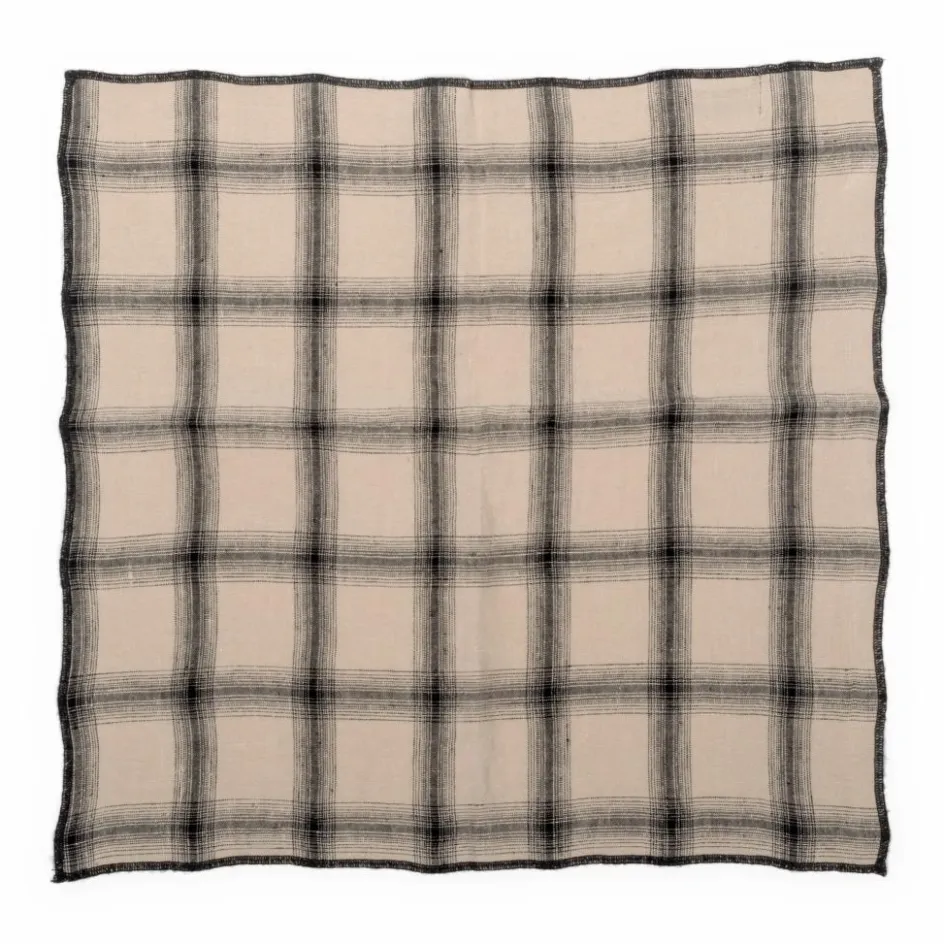 Le Monde Sauvage Linge De Table|Art De La Table*Serviettes de table Highlands en lin lavé - Set de 4 |