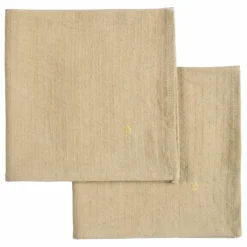 Clearance La cerise sur le gâteau Serviettes de table Marcel - Set de 2 | Beige