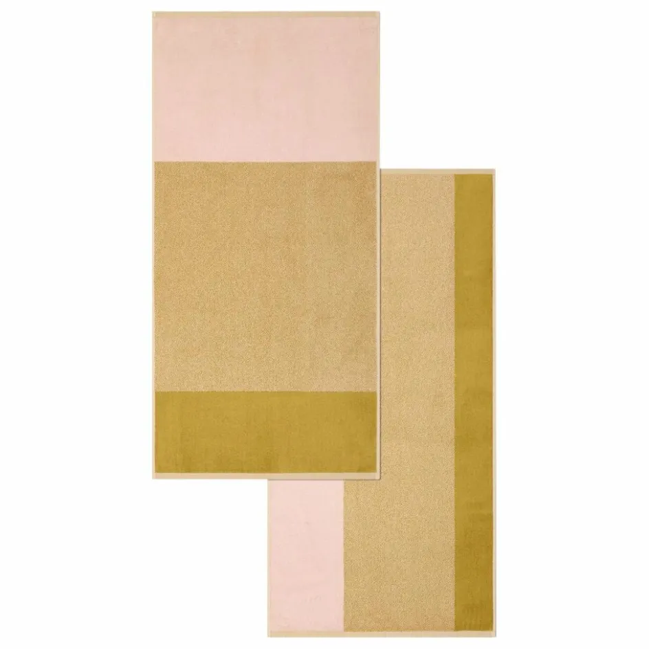 Suite 702 Serviettes de toilette, Lex Pott - Set de 2 | Olive