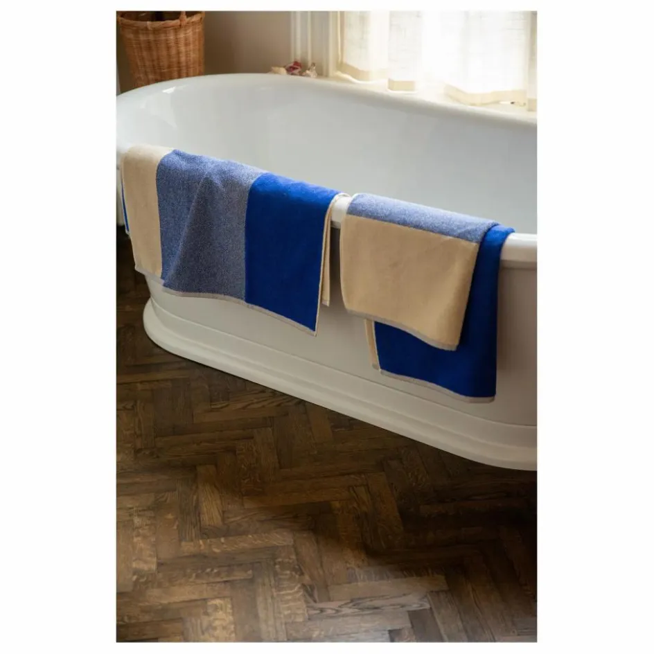 Online Suite 702 Serviettes de toilette, Lex Pott - Set de 2 | Bleu
