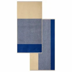 Online Suite 702 Serviettes de toilette, Lex Pott - Set de 2 | Bleu