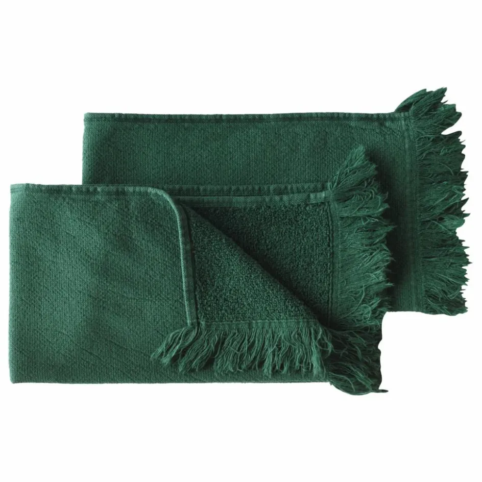 La cerise sur le gâteau Serviettes d'invité - Set de 2 || Linge De Bain