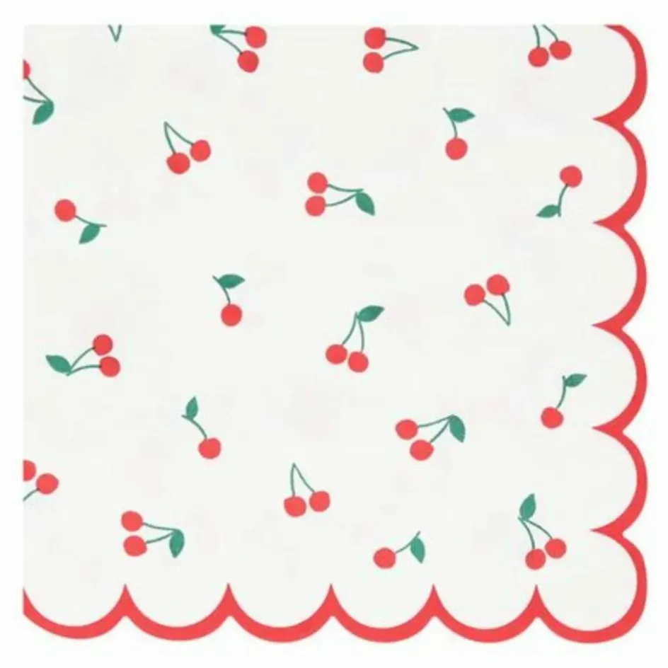 Enfant Meri Meri Décoration De Fête*Serviettes en papier Cherry - Set de 16