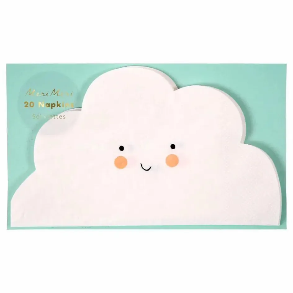 Meri Meri Serviettes en papier nuage|Enfant Décoration De Fête
