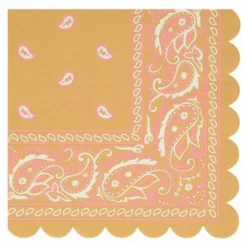 Clearance Meri Meri Serviettes en papier Western - Set de 16 Multicolore