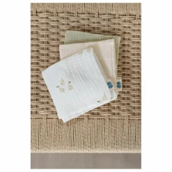 Best Soft Spot Serviettes en coton bio - Set de 3 | Garden