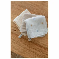 Soft Spot Langes|Puériculture*Serviettes en coton bio - Set de 3 |