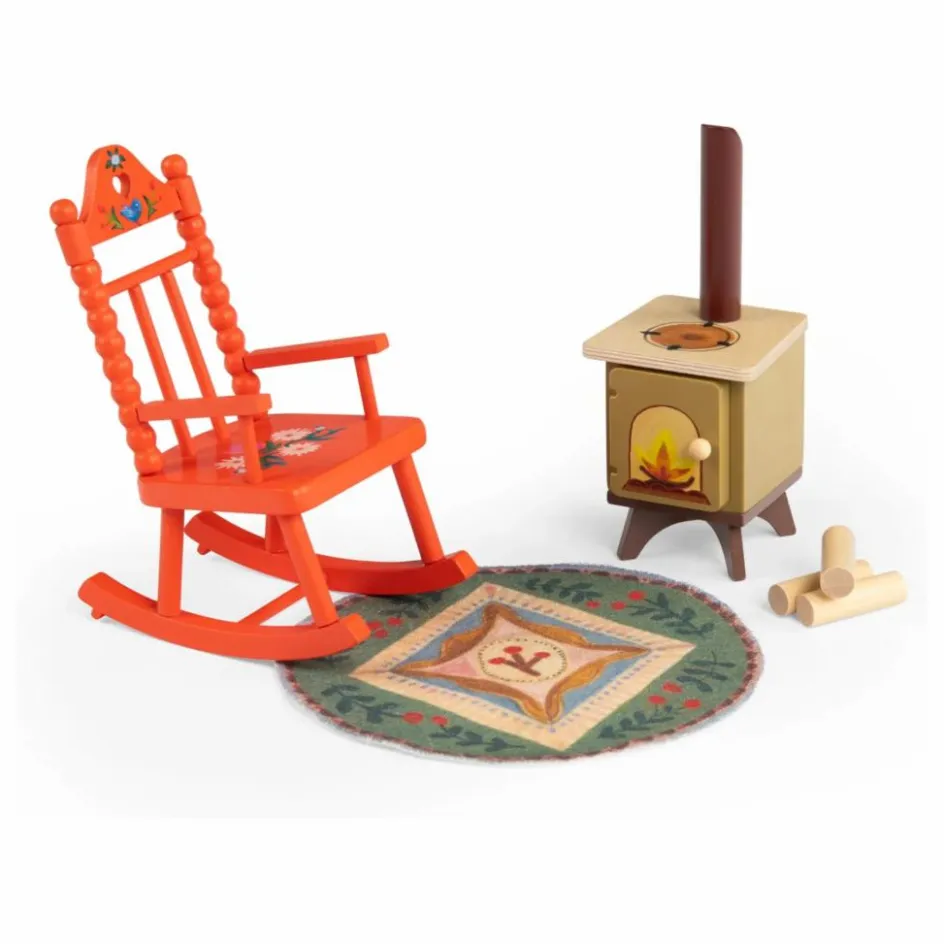 Set au coin du feu Les Minouchkas Maisons De Poupées