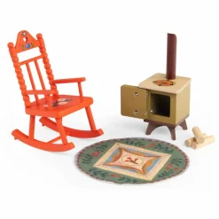 Set au coin du feu Les Minouchkas Maisons De Poupées
