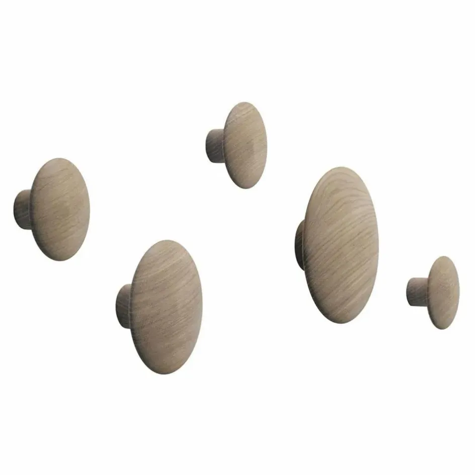 Muuto Set de 5 patères The dots| Petits Rangements