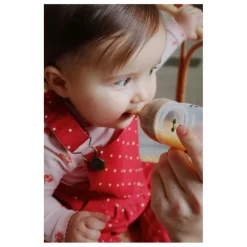 New Konges Sløjd Set de cuillères d'apprentissage bébé | Rose