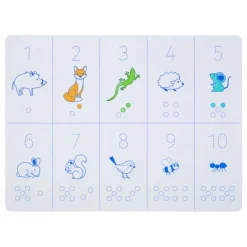 New Superpetit Set de table à colorier Nombres Multicolore