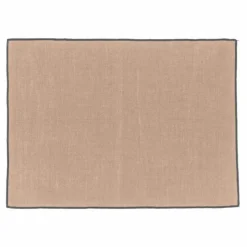 Discount Haomy Set de table Borgo en lin enduit | Beige rosé