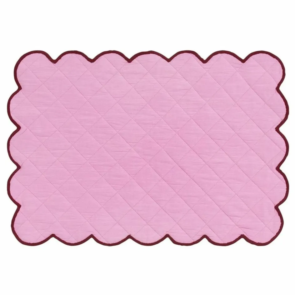 Anna + Nina Linge De Table|Art De La Table*Set de table Cotton candy Scalloped |